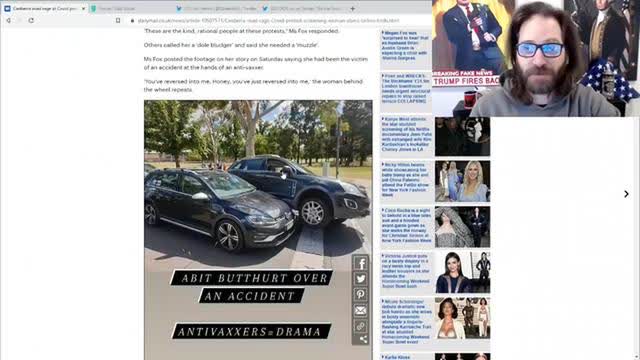 SaltyCracker: Antifa Terrorist Almost Flips Car Trying To Run Into Freedom Convoy