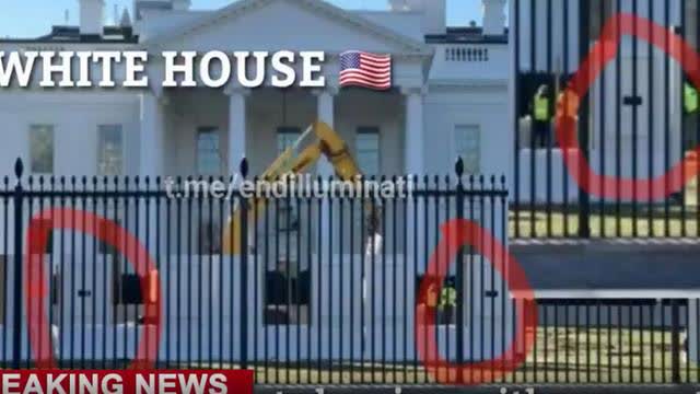 What is the White House preparing for? Walls with gun portals? Zombies?