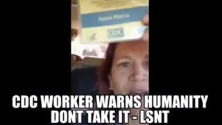 CDC WHISTLEBLOWER- DON'T TAKE THE JAB