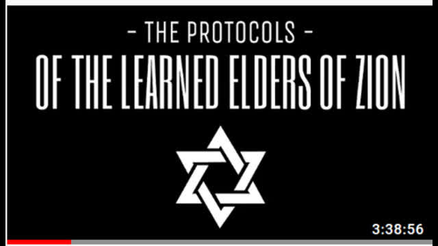 Protocols Of The Learned Elders Of ZION