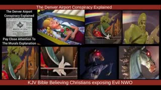 The Denver Airport Explained. Murals, Statues and More