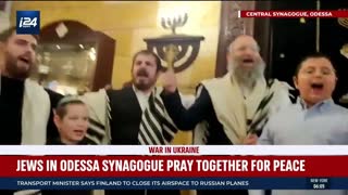 20220227 At Odessa Central Synagogue, during morning prayers...