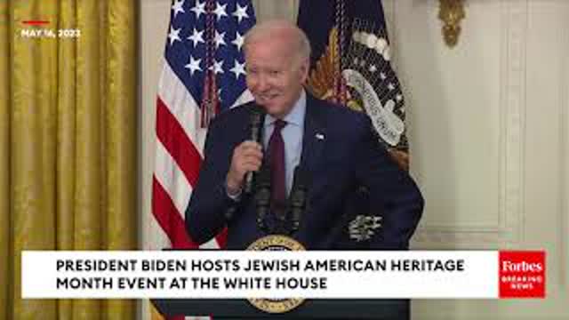 Biden Speech at Jewish American Heritage Month Event