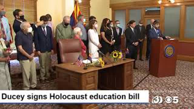 Gov. Ducey (Arizona) Signs Holocaust Education Bill