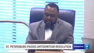 St. Pete, Florida Passes Anti-Semitism Resolution
