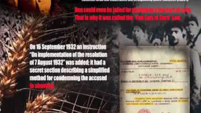 Holodomor (English) The Original Holocaust *Ukraine 1932 - 1933