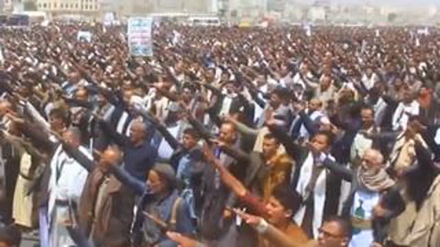 Israel is now so hated that Houthis are posting mass Nazi salutes now.
