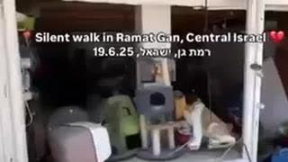 IsraHell Tel Aviv Diamond District in ruins from Iran strikes