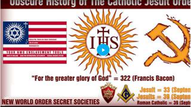 Obscure History of The Catholic Jesuit Order. The Secret Jesuit War on America.