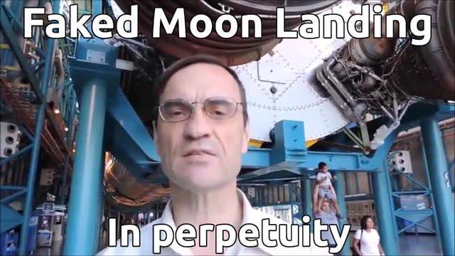 US Faked the Moon Landing but Have Flying Saucers which Regularly Land on the Moon