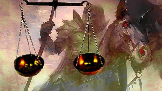 The Rider on the Black Horse is at the Door Get Ready 4 FOOD SHORTAGES