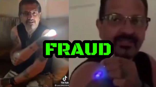 The Light Bulb / Black Light Vaccine Guy Is A Fraud