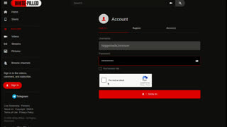 Signing In at White-Pilled TV is Aggravatingly Retarded