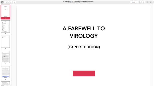 A FAREWELL TO VIROLOGY Expert Edition - Drs. Mark & Sam Bailey