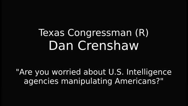 "Congressman, Are You Concerned About US Intelligence Agencies Manipulating Americans?"