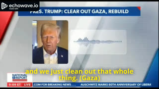 Trump Suggests Plan to "Clean Out Gaza" and Resettle Palestinians in Arab Lands (Subtitles)