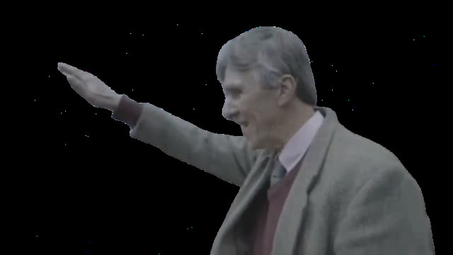 E. Micheal Jones  Nazi Salute