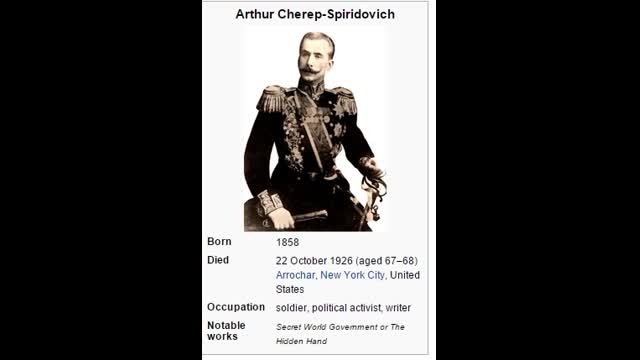 The Hidden Hand The Secret World Government 1926 -Part2