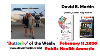 Butterfly of the Week, 2 Nov: 11 Feb 2020 Public Health Amnesia
