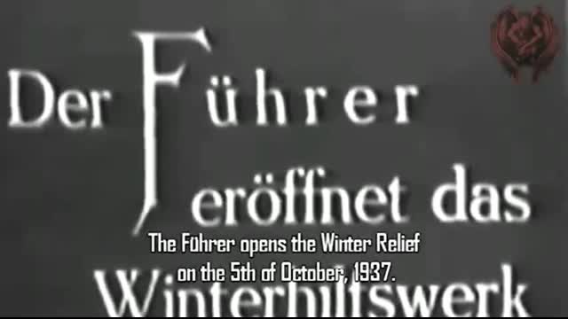 Fuhrer opens the winter relief 5 October 1937