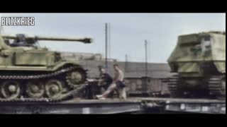 Kursk 1943   Fierce Combat Footage  HD Color
