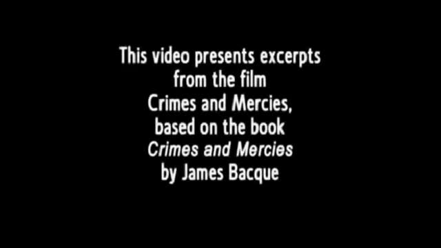 Crimes and Mercies James Bacque