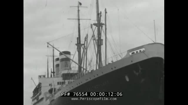 76554 German Home Movies Cruise Ship (silent film)