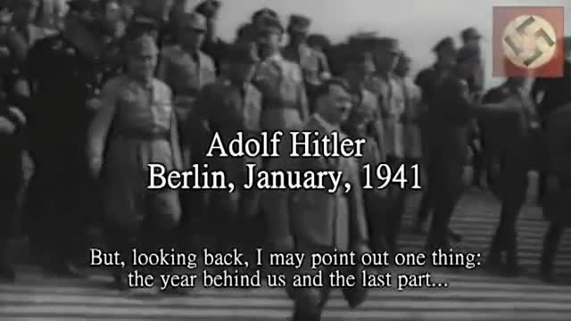 Hitler Rede in Berlin (Jan. 1941)