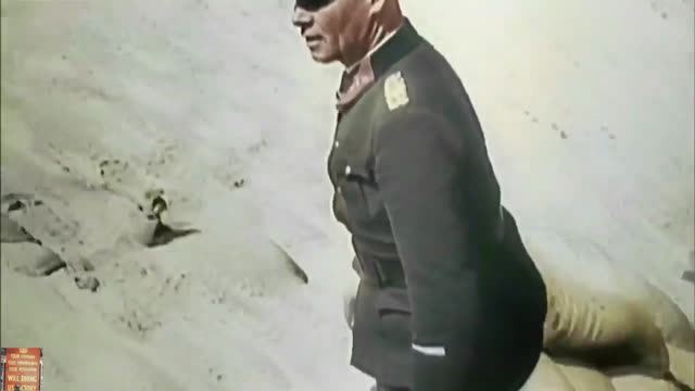 World war 2 German Army Color Footage no13 Generalfeldmarschall Erwin Rommel 1941 1944