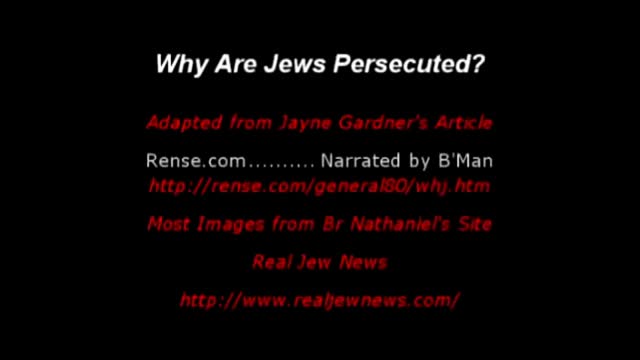 Why Are Jews Always Persecuted