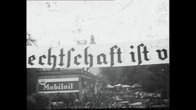 British PathÃ© Hitler in Sudetenland 1937