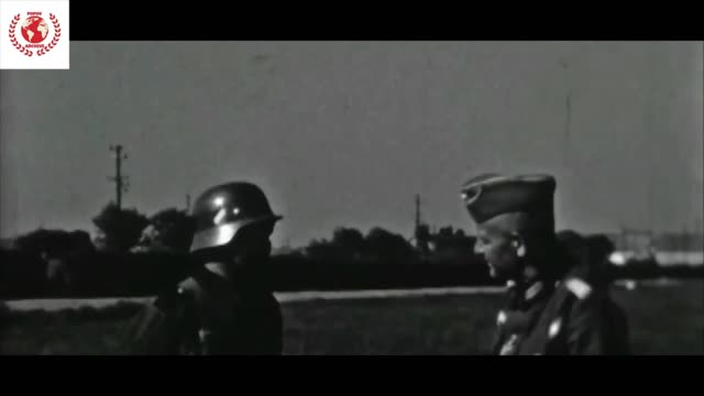 Wehrmacht capture Dunkirk and fly the Swastika 1940