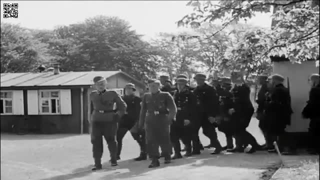 Waffen SS memorial ceremony in Denmark 1944