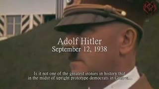 Adolf Hitler Talks About Czechoslovakia Part 1