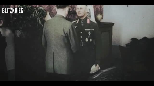 Hitler promotes Rommel to Field Marshal 1942  HD C
