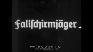 74012 German Film Paratroopers (Silent film)