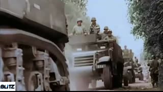 World War II intense Combat footage 480p