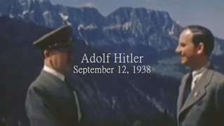 Adolf Hitler Talks About Czechoslovakia Part 2