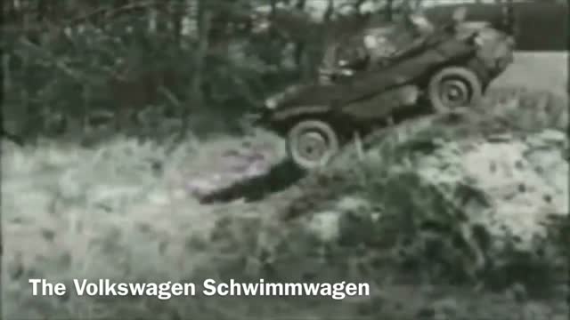 WW2  Volkswagen Schwimmwagen%2C 1942. The VW Type 128 and 166 Schwimmwagen.