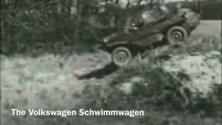 WW2  Volkswagen Schwimmwagen%2C 1942. The VW Type 128 and 166 Schwimmwagen.