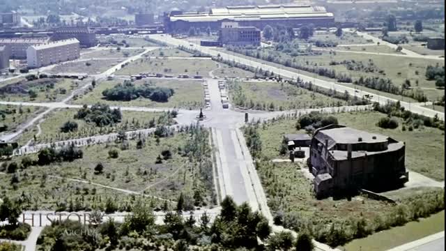 GDR 1959 Dresden Ruins in Color   after 1945 bombing by RAF and US Army Air Force Bombenangriff