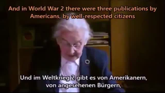 Ursula Haverbeck   On Collusion Against Post War Germans