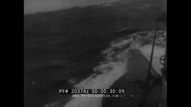 20374z German Newsreel Uboat On Patrol
