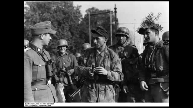 Die Wehrmacht in die Niederlande In Holland steht aus Klinkerstein