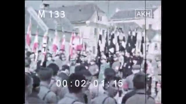 Jungvolk Hitler Jugend Austria 1938   Girls in Traditional Costumes Sawmill