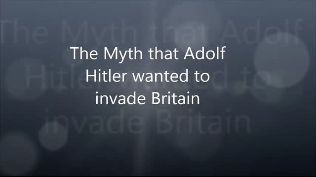 Hitler never threatened britain