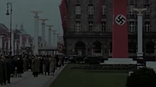 WWII Volkssturm Berlin 45 Color Footage