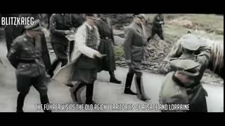 The Fuhrer visits the old reich territories of Alsace and Lorraine