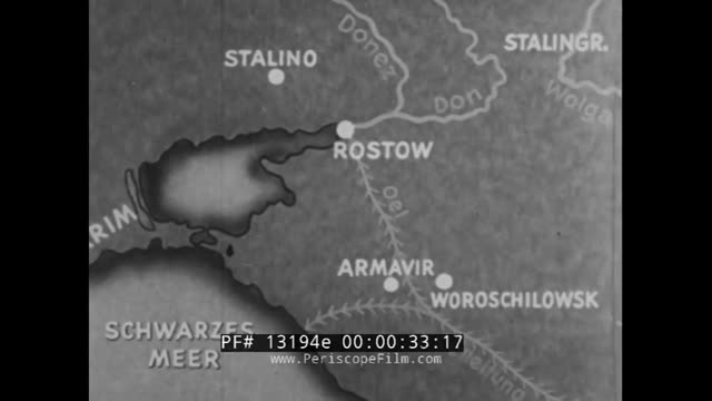 13194e Storming On Armavyr And Voroshilovsky German Film (silent film)