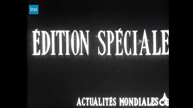 Proclamation of the 22nd of June  French newsreel broadcasted on 4 July 1941
